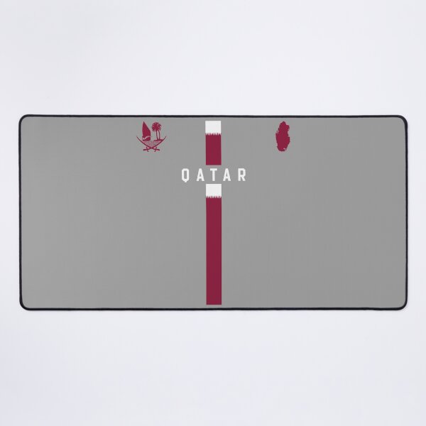 Item preview, Qatar Pride, National Emblem & Modern Flag Stripe designed and sold by mashmosh.