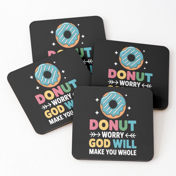Item preview, Donut Lover - Donut Worry God Will Make You Whole Doughnut designed and sold by LacostCarl.