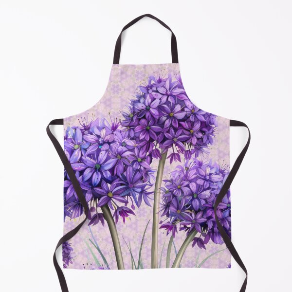 Item preview, Purple Allium Flowers in Bloom. designed and sold by UltraQuirky.