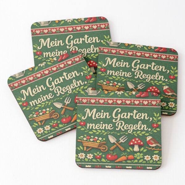 Item preview, My garden, my rules – knitted look designed and sold by Mauswohn.