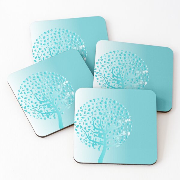 Item preview, Blue and white color scheme with trees. designed and sold by KwangCB.