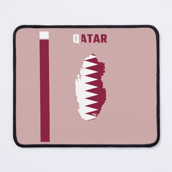 Item preview, Qatar Pride, National Flag & Map Silhouette Art designed and sold by mashmosh.