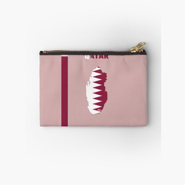 Item preview, Qatar Pride, National Flag & Map Silhouette Art designed and sold by mashmosh.