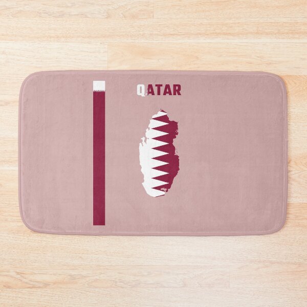 Item preview, Qatar Pride, National Flag & Map Silhouette Art designed and sold by mashmosh.