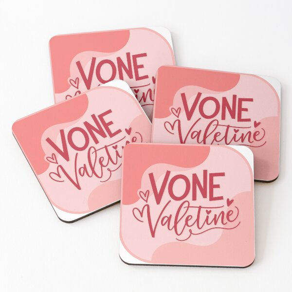 Item preview, Valentine Script Hearts Vone Valentine designed and sold by lorand-designs.