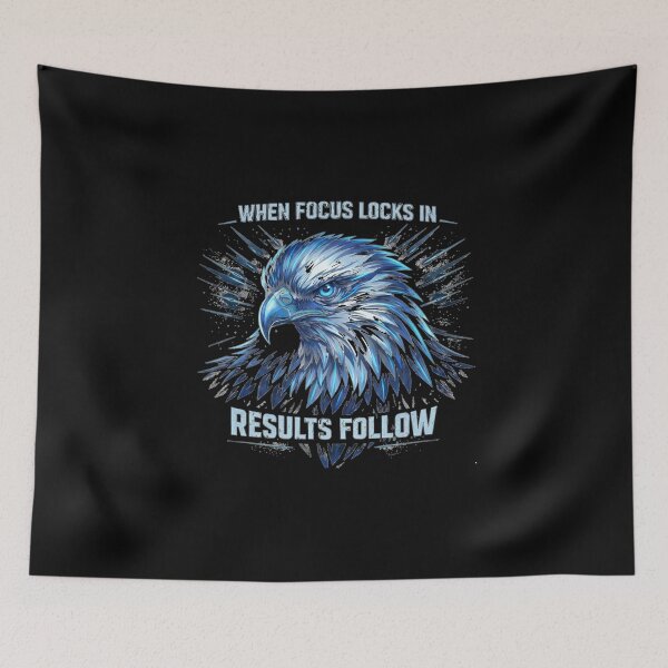 Item preview, Eagle Head Illustration with Motivational Quote Design designed and sold by SoulFlex.