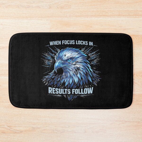 Item preview, Eagle Head Illustration with Motivational Quote Design designed and sold by SoulFlex.