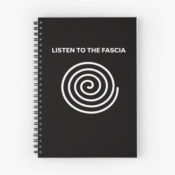 Item preview, Listen to the Fascia – Minimalist Body Awareness Typography Art | Contact Improv and Somatics Movement | designed and sold by Spiral Studio.