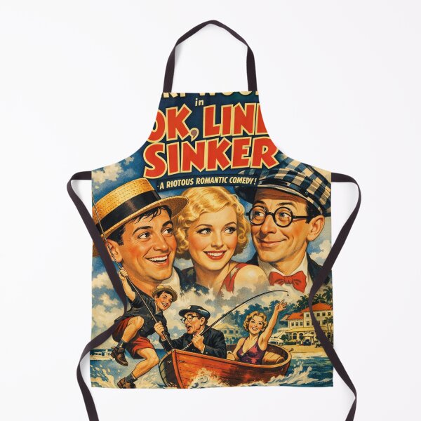 Item preview, Hook, Line and Sinker – vintage film poster design designed and sold by Mauswohn.