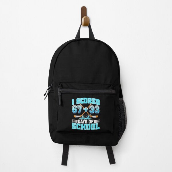 Item preview, I Scored 67+33 Days Of School Funny 100th Day School Hockey Style designed and sold by gladysenglish.