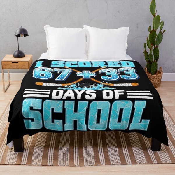 Item preview, I Scored 67+33 Days Of School Funny 100th Day School Hockey Style designed and sold by gladysenglish.