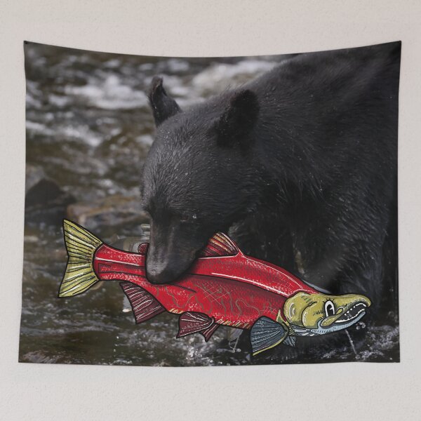 Item preview, Oh-fish-ially Salmon Season designed and sold by Statt Studio.