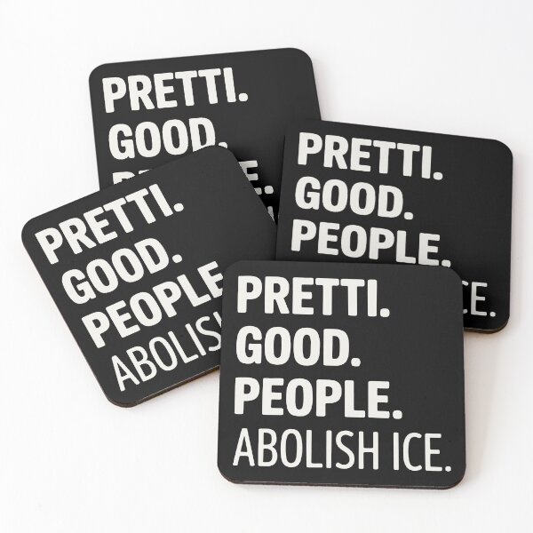 Item preview, Pretti Good People Abolish Ice designed and sold by Eh Plus Designs.