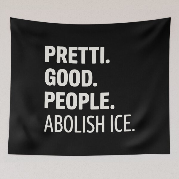 Item preview, Pretti Good People Abolish Ice designed and sold by Eh Plus Designs.