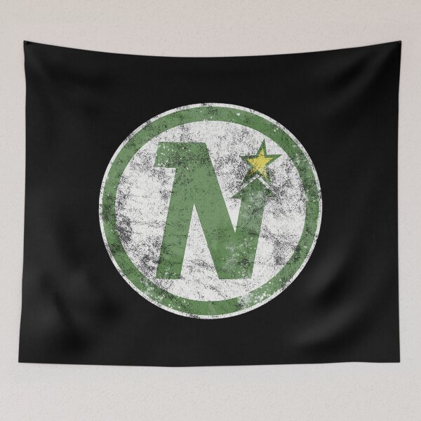 Item preview,  Minnesota Northstars Hockey Team Logo With Worn Effect designed and sold by Kodagoda.