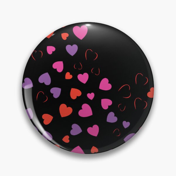 Item preview, Brightly colored heart shape on a black background. designed and sold by KwangCB.