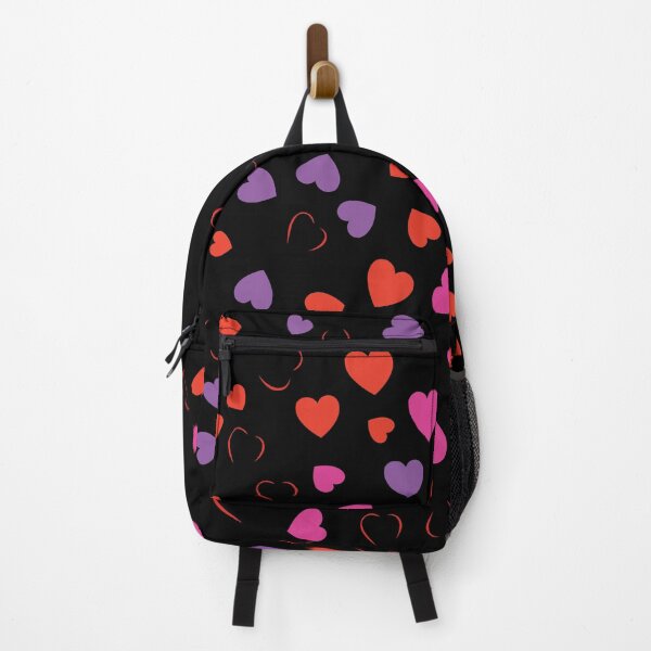 Item preview, Brightly colored heart shape on a black background. designed and sold by KwangCB.