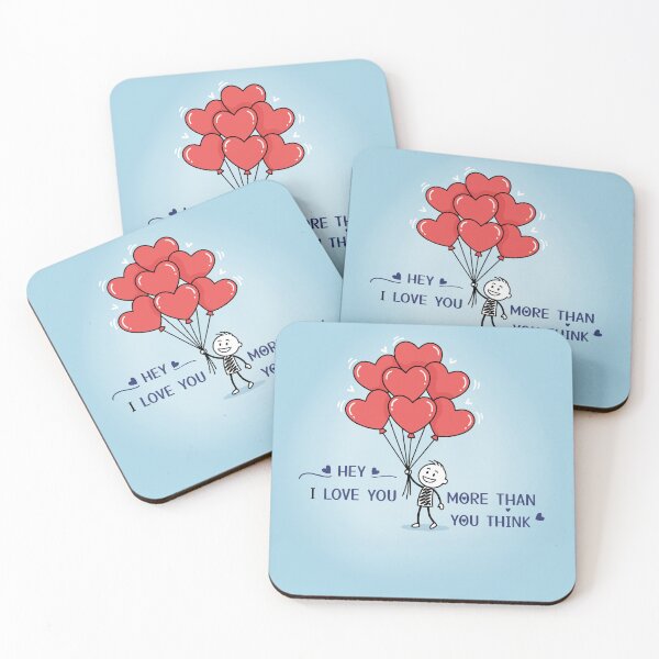 Item preview, Cute Stickman Love Message  designed and sold by Lycheeleaf.
