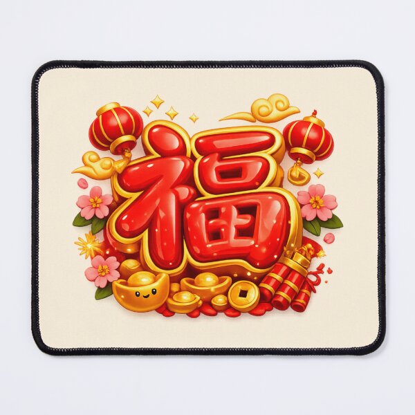 Item preview, Lucky Fu Fortune Symbol | Cute Chinese New Year Art designed and sold by Moons Studio.