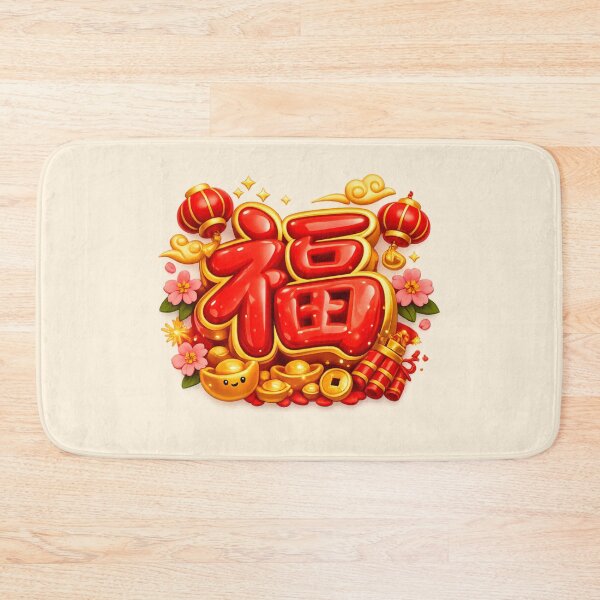 Item preview, Lucky Fu Fortune Symbol | Cute Chinese New Year Art designed and sold by Moons Studio.