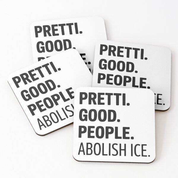 Item preview, Pretti Good People Abolish Ice designed and sold by Eh Plus Designs.