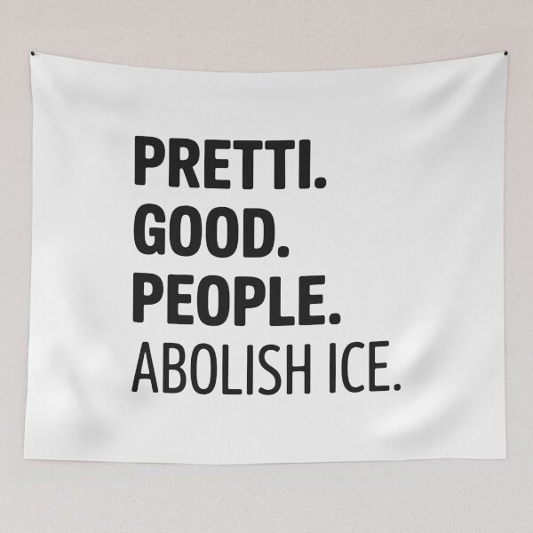 Item preview, Pretti Good People Abolish Ice designed and sold by Eh Plus Designs.