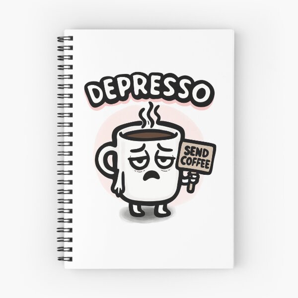 Item preview, Depresso Coffee Mug – Send Coffee Funny Tired Caffeine Humor Design designed and sold by VirtualLexi.