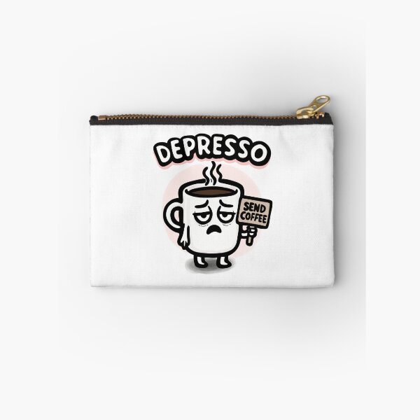 Item preview, Depresso Coffee Mug – Send Coffee Funny Tired Caffeine Humor Design designed and sold by VirtualLexi.