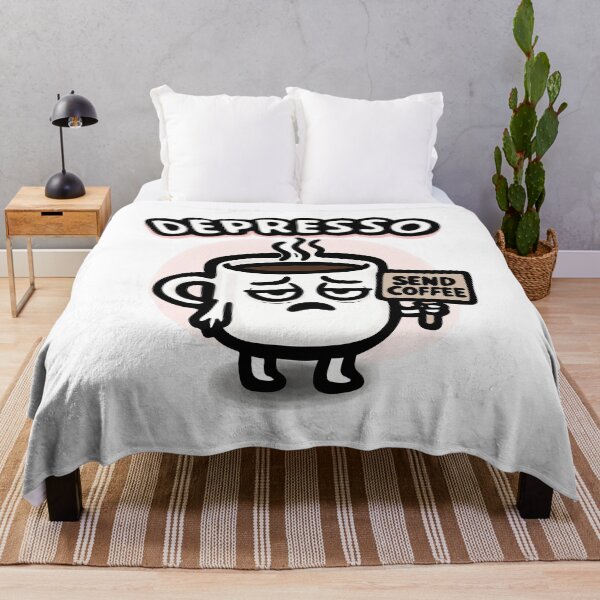 Item preview, Depresso Coffee Mug – Send Coffee Funny Tired Caffeine Humor Design designed and sold by VirtualLexi.