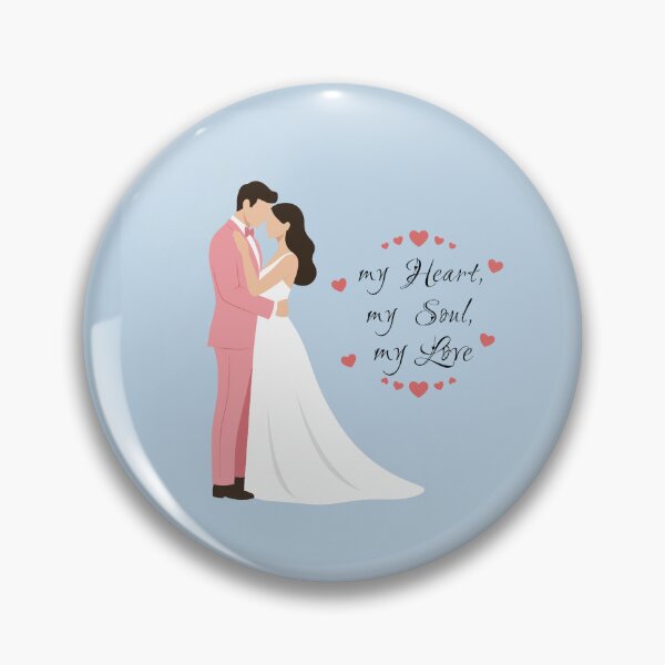Item preview, Minimalist Bride and Groom in Pink and White  designed and sold by Lycheeleaf.