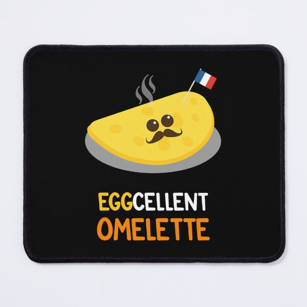 Item preview, Eggcellent Omelette Pun Design designed and sold by dlpajtcukse77.