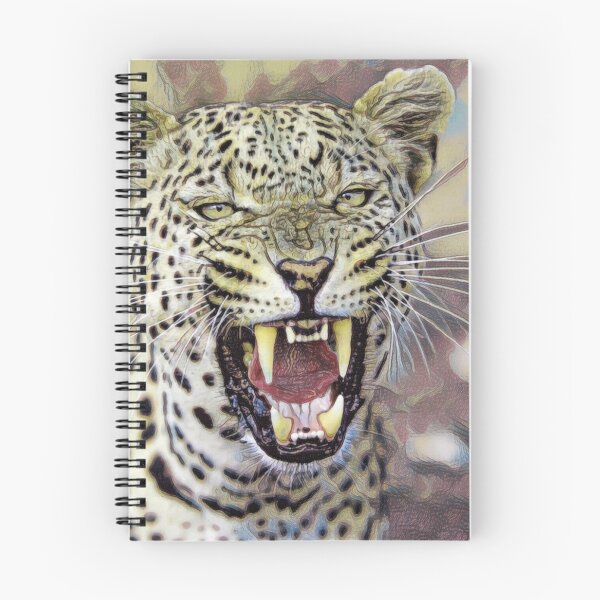 Item preview, Roaring Leopard – Digital Oil Painting designed and sold by slikar.