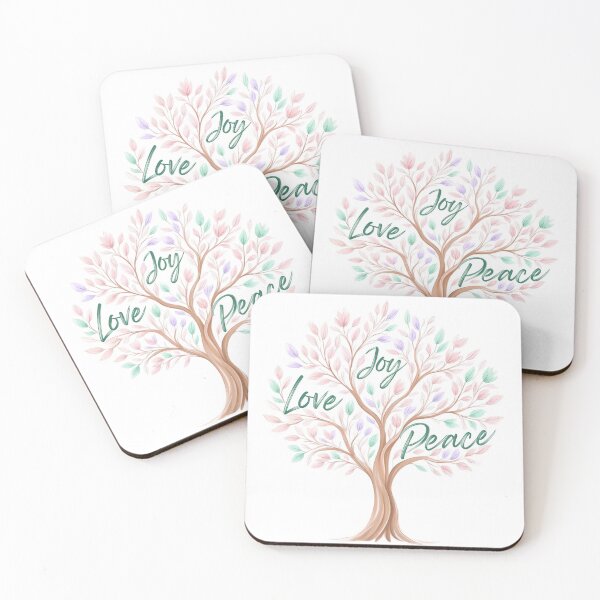 Item preview, Easter Tree Spring Scripture | Love Joy & Peace designed and sold by FunFitLife Studio.