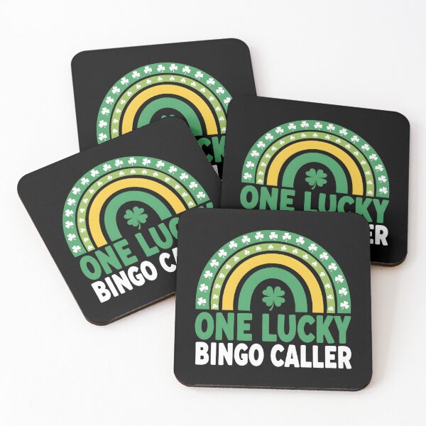 Item preview, One Lucky Bingo Caller St. Patrick's Day Funny Rainbow designed and sold by OlakunleOloroz.