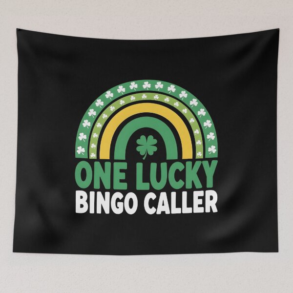 Item preview, One Lucky Bingo Caller St. Patrick's Day Funny Rainbow designed and sold by OlakunleOloroz.