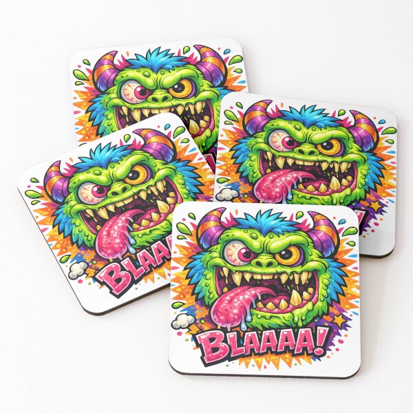 Item preview, BLAAAA! Monster Face – Funny Gross Cartoon Creature designed and sold by Harprints.Studio.