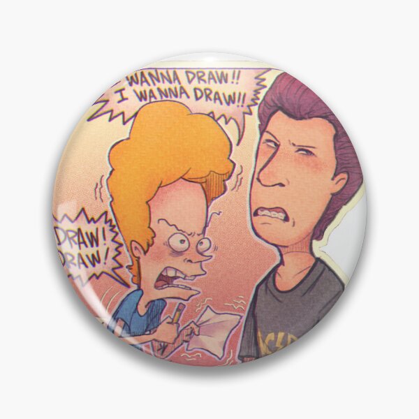 Item preview, Beavis wants to draw!!! designed and sold by Hushed Hannya.