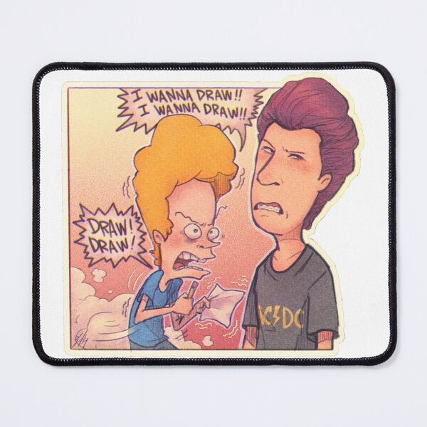 Item preview, Beavis wants to draw!!! designed and sold by Hushed Hannya.