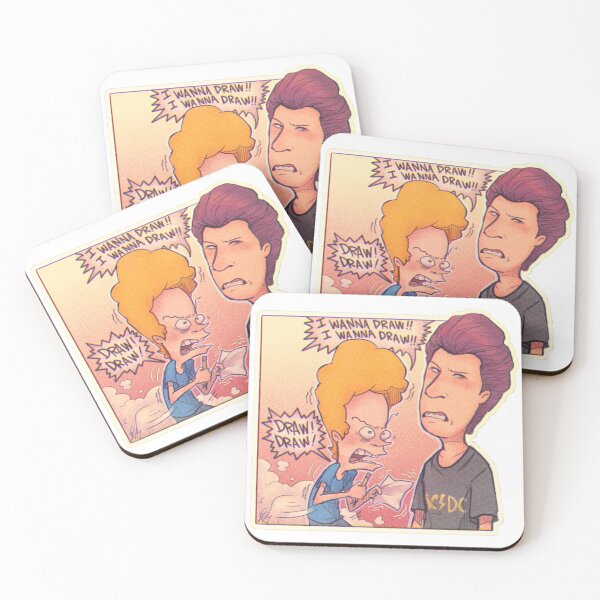 Item preview, Beavis wants to draw!!! designed and sold by Hushed Hannya.