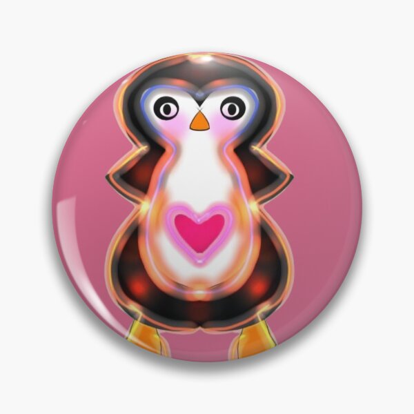 Item preview, Love At The Speed Of Light: Luminous Radiant Penguin Art designed and sold by HopeAndHustle.