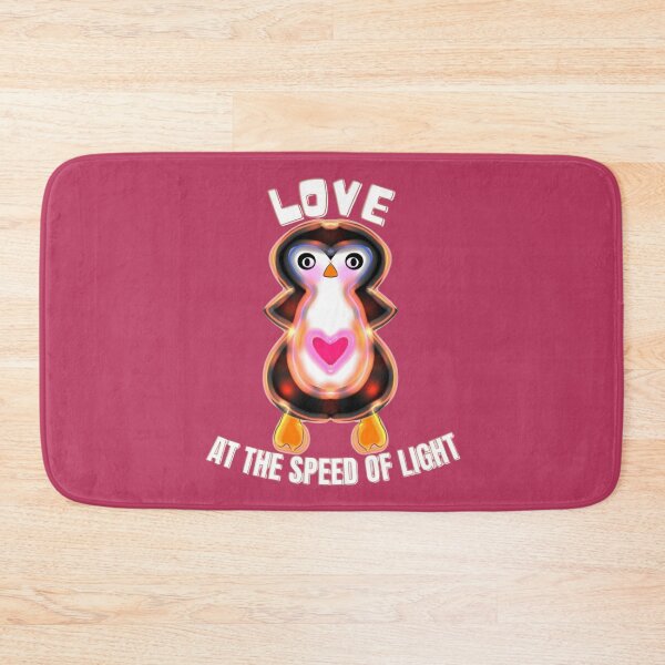 Item preview, Love At The Speed Of Light: Luminous Radiant Penguin Art designed and sold by HopeAndHustle.