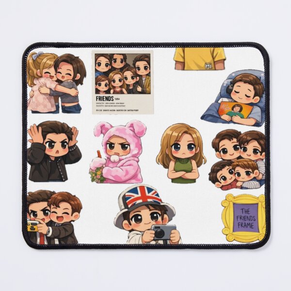 Item preview, FRIENDS Inspired Sticker Pack | Funny TV Show Quotes & Icons | Aesthetic Laptop & Journal Stickers designed and sold by Fandom Universe.