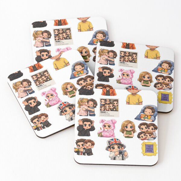 Item preview, FRIENDS Inspired Sticker Pack | Funny TV Show Quotes & Icons | Aesthetic Laptop & Journal Stickers designed and sold by Fandom Universe.