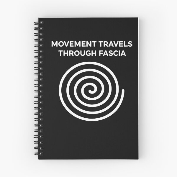 Item preview, Movement Travels Through Fascia – Minimalist Somatic Movement Quote | Contact Improv and Somatic Movement | designed and sold by Spiral Studio.