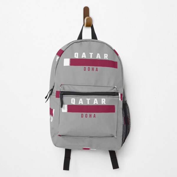 Item preview, Doha Qatar - Minimalist Flag Banner & Modern Typography designed and sold by mashmosh.