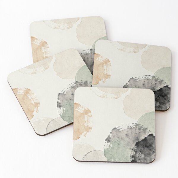 Item preview, Wabi Sabi Abstract Brush Art – Calm Minimal Zen Composition designed and sold by sana designer.