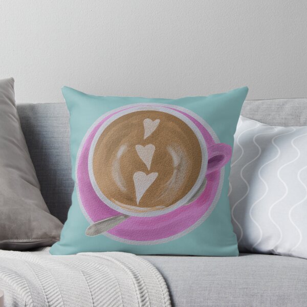 Item preview, LOVE COFFE POP ART MIDCENTURY RETRO STYLE GOUACHE ILLUSTRATION designed and sold by Sycorax Studio.