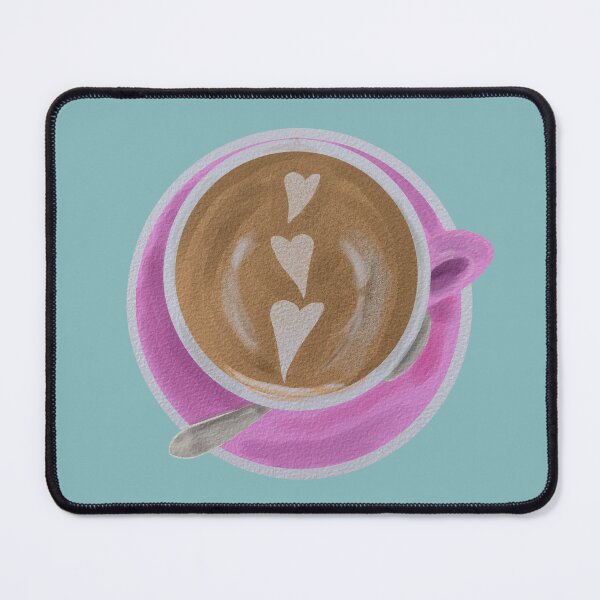 Item preview, LOVE COFFE POP ART MIDCENTURY RETRO STYLE GOUACHE ILLUSTRATION designed and sold by Sycorax Studio.