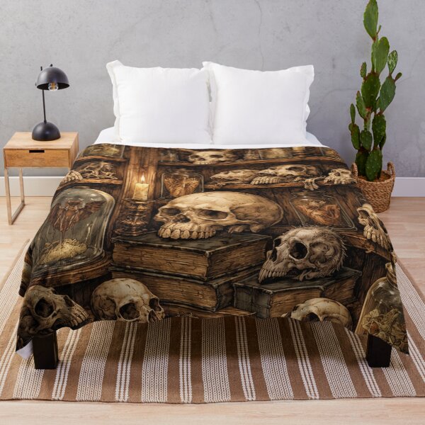 Item preview, Cabinet of curiosities with skulls – Vintage Alchemy Design designed and sold by Mauswohn.