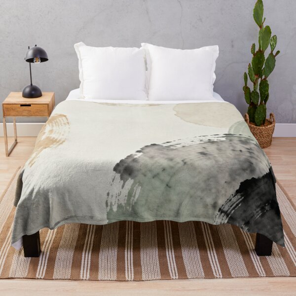 Item preview, Wabi Sabi Abstract Brush Art – Calm Minimal Zen Composition designed and sold by sana designer.